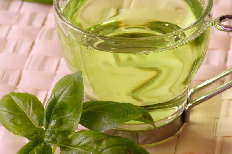 Green Tea and Lemon Hair Rinse